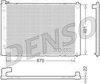 Радиатор двигателя Denso Lexus RX300 XU30 1MZ-FE 03-06