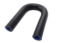 Патрубок силиконовый 180 градусов 12 мм (черный)