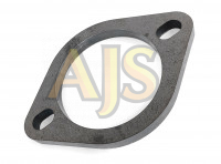 Фланец для выпускных систем 76 мм 2 болта AJS (сталь)