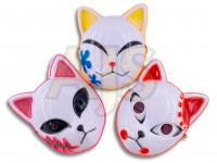 Маска светодиодная Demon Slayer Tanjirou Sabito Makomo (розовый)