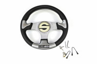 Руль спортивный S style экокожа