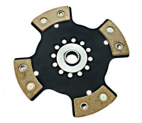 диск сцепления керамический AJS ВАЗ 2121 4 лепестка, бездемпфер, металлокерамика