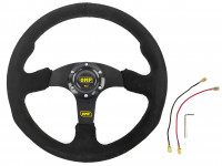 Руль OMP без выноса замша