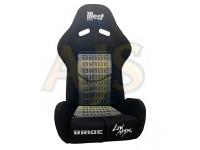 Сиденье спортивное полуковш LM Bride Illest размер - M (черно-серый)