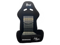 Сиденье спортивное полуковш LM Bride Illest размер - M (черно-серый)