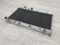 Радиатор алюминиевый Subaru Levorg 1.6 Impreza XV GP6 GP7 GJ7 26мм AT AJS (серый)