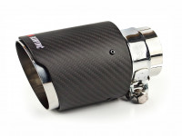 Насадка на глушитель Akrapovic style с карбоном 57х89мм (матовый)