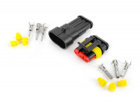 Коннектор папа-мама герметичный (5 пинов)