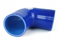 Патрубок силиконовый 90 градусов 32 мм (синий)