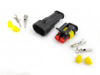 Коннектор папа-мама герметичный (6 пинов)