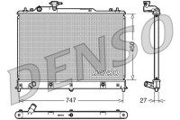 Радиатор двигателя Denso Mazda CX7 ER L3-VDT 07-11