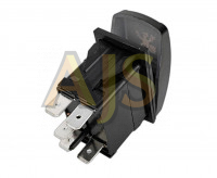 Тумблер панельный с подсветкой engine fan охлаждение двигателя