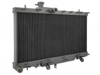 Радиатор алюминиевый Subaru Impreza GDB 40мм AT AJS (черный)