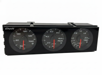 Датчик 3 в 1 DEFI DIN Gauge Style WT OP BOOST (правый руль)