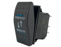 Тумблер панельный с подсветкой winch out winch in вытащить, вытянуть
