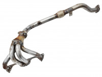 Выпускной коллектор 4-1 с гофрой ВАЗ 2101-07 8кл, НЕОКРАШЕННЫЙ