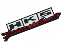 Шильд на бампер HKS с крепежом (STI)