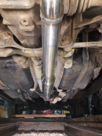 Резонатор глушителя спортивный AJS 450x102x63мм