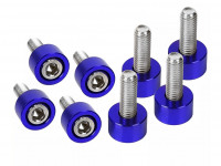 Декоративный крепеж шайба болт М8 комплект 8шт (синий)