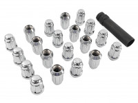 TPI гайки спортивные стальные 33мм М12*1.25 20шт (хром)