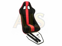 Сиденье спортивное ковш LM A028 размер - M (черно-красный)