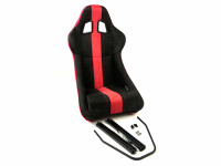 Сиденье спортивное ковш LM A028 размер - M (черно-красный)