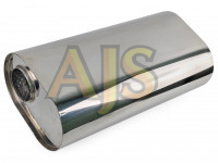 Резонатор глушителя прямоточный Fujitsubo style 210х132х400х76мм