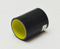 Патрубок силиконовый 0 гр 63 мм прямой усиленный длина 100 мм (черный)