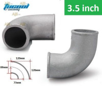 Отвод алюминиевый приварной 90гр 89мм