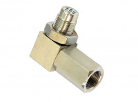 Обманка катализатора Евро-3 с переходником и гайкой угловая AJS