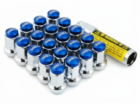 Гайки колесные D1 сталь M12x1.25 (синий)