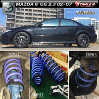 Triple S пружины под занижение MAZDA 6 MK1 GG 2.3 (02-07)