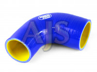 Патрубок силиконовый 90 гр 51-57 мм усиленный (синий)