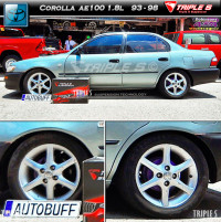 Triple S пружины под занижение Toyota Corolla AE100