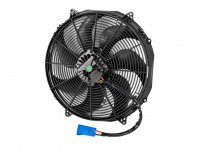 Вентилятор радиатора бесщеточный 16" (400мм) 12V сабли