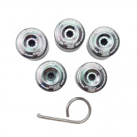 Заглушки на гайки Rays style 19мм (золото)