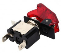 Тумблер с защитой (красный)