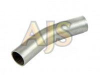 Отвод коллектора SS304 45мм, длина 225мм, стенка 3мм, 30гр