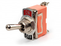Тумблер 15А 2 контакта (оранжевый)