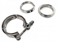 V-band хомут с фланцами 57мм с проточкой папа-мама