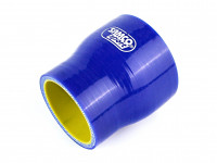 Патрубок силиконовый 0 гр 63-70 мм прямой усиленный (синий)