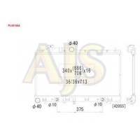 Радиатор Koyorad Subaru Legacy BL, BP EJ20