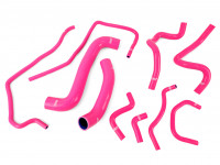 Патрубки системы охлаждения Subaru Impreza WRX STi GRB GH турбо 08+ 10шт (розовый)