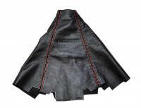 Чехол КПП Nismo универсальный натур. кожа (Россия) (красная строчка)