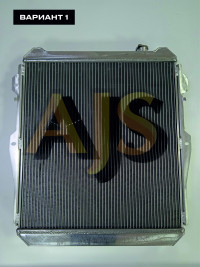 Радиатор алюминиевый Toyota Surf130 1KZ 50мм AT AJS УЦЕНКА