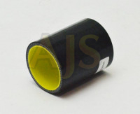 Патрубок силиконовый 0 гр 51 мм прямой усиленный (черный)