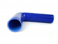 Патрубок силиконовый 90 градусов 63 мм 250*250 мм (синий)