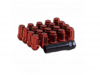 Гайки колесные TopFit M12x1.25 (красный) (красный)