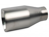 Насадка на глушитель 63х100мм (матово-серебристый)