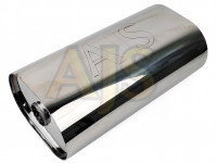 Резонатор глушителя направленный овал AJS 210x145x300x76мм